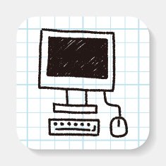 computer doodle drawing N3