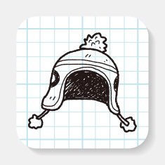 winter hat doodle N2