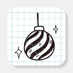 Christmas decoration doodle