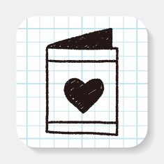 love letter doodle drawing N3