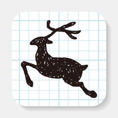 reindeer doodle N3