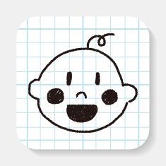 baby doodle drawing N2