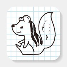 Squirrel doodle