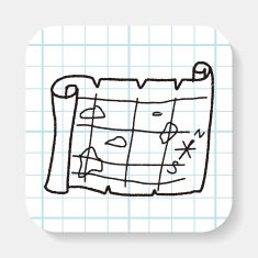 treasure map doodle N4