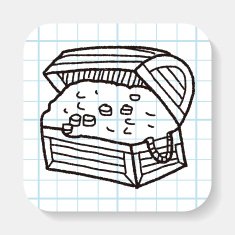 treasure chest doodle N2