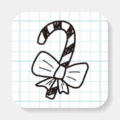 candy cane doodle N4