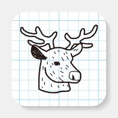 reindeer doodle N4