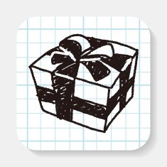 Christmas gift doodle N3