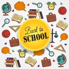 Back to school card N19