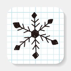 snowflakes doodle N2