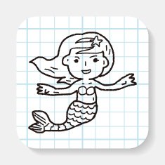 Mermaid doodle