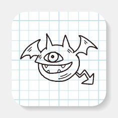 monster doodle N10