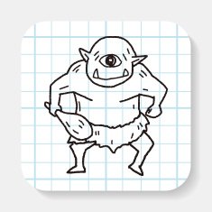 giant ogre doodle N3