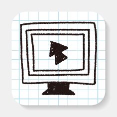 computer doodle drawing N5