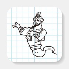 aladdin doodle