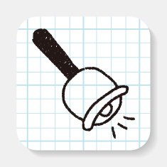 bell doodle drawing