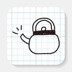 Teapot doodle drawing N2