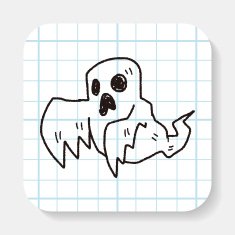 ghost doodle N14
