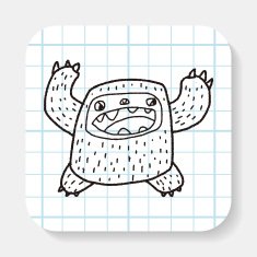 monster doodle N14