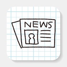 newspaper doodle drawing N4