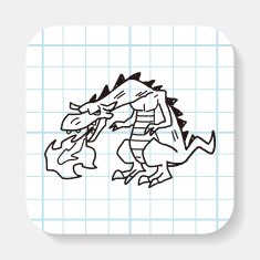 dragon doodle