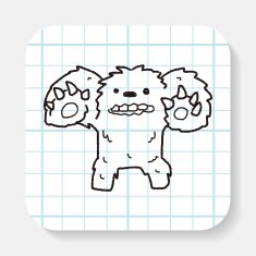monster doodle N17