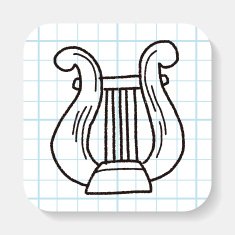 harp doodle