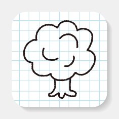 tree doodle drawing