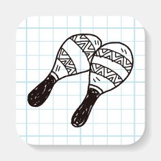 maraca doodle