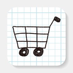 doodle Shopping cart N9