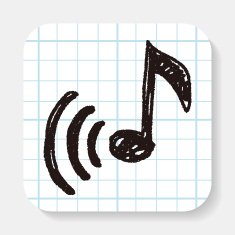 music note doodle N2