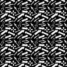 Seamless pattern with arrows