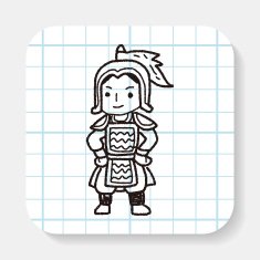 Chinese knight doodle