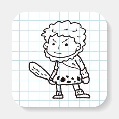 caveman doodle