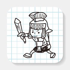 knight doodle N2