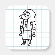 egypt god doodle N2