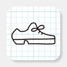 doodle leather shoe N2