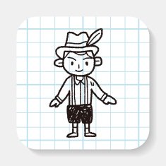 German people doodle