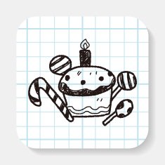 doodle cake N27