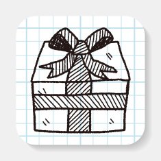 birthday presents doodle drawing N6