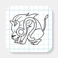 Leo Constellation doodle