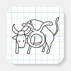 Taurus Constellation doodle