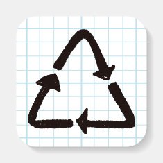recycle doodle