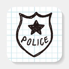 police badge doodle N5