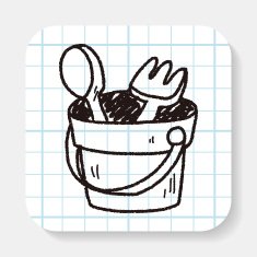 sand toy doodle