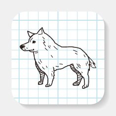 Dog doodle N14