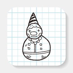 clown toy doodle