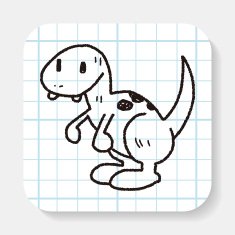 dinosaur doodle N2