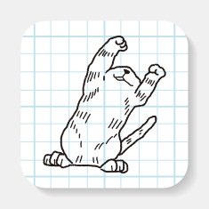 cat doodle drawing N10