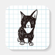 cat doodle drawing N18